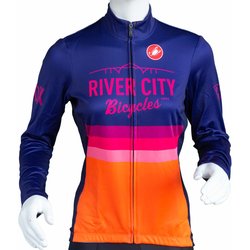 River City Bicycles Castelli Stripe LS Jersey - Women's