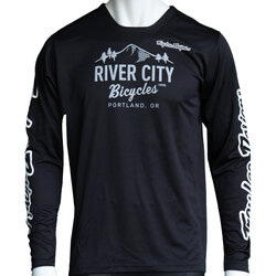 River City Bicycles Troy Lee Designs Sprint LS Jersey - Black