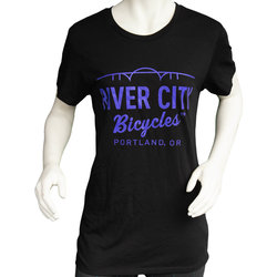 River City Bicycles Bridge Logo Women's Tee