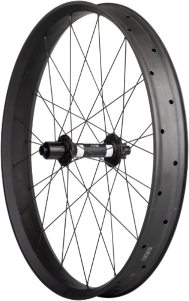 Quality Wheels Quality Wheels Alex CF-1 Carbon DT Swiss 350 Disc Rear Wheel - 26" Fat, 12 x 197mm, 6-Bolt, HG 11, Black