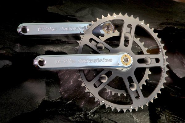 White Industries White Industries Road Crankset | Square Taper Road | Silver 175mm