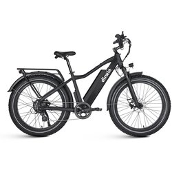 Dirwin Seeker Fat Tire Electric Bike - Black