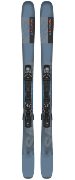 Salomon E QST 92 Ski Set M11 GW L100 Bindings Gerick Cycle