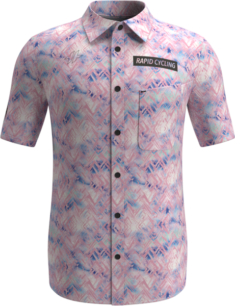 Rapid Cycling PRE ORDER: Rapid Cycling Shop Shirt, Pink Retro Dust