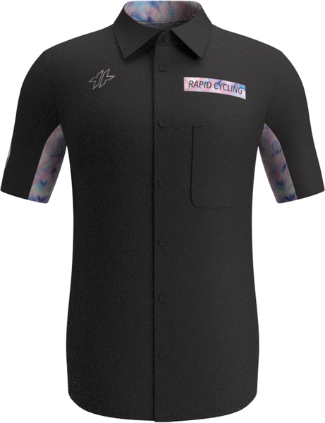 Rapid Cycling PRE ORDER: Rapid Cycling Shop Shirt, Black Retro Dust