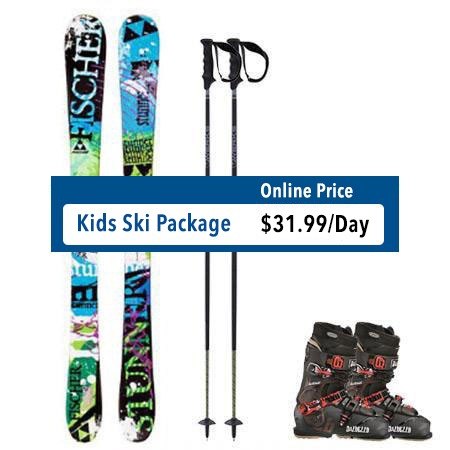 Kids Ski Rental Package Steamboat Springs Downtown