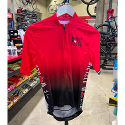 Bicycle World BW Custom Red Fade Pro Jersey