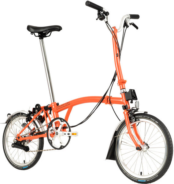 Brompton C Line Explore - 6 Speed Fire Coral (Renewed) Brompton C Line Explore - 6 Speed Fire Coral (Renewed)