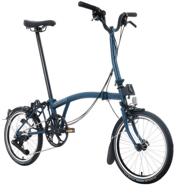Brompton C Line Explore - 12 Speed Ocean Blue