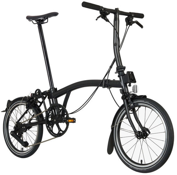 Brompton P Line Urban - 4 Speed Midnight Black