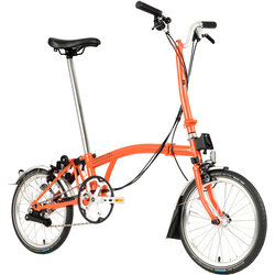 Brompton C Line Explore - 6 Speed Fire Coral (Renewed) 