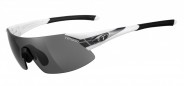 Tifosi Optics Podium XC, White/Gunmetal - Smoke/GT/EC