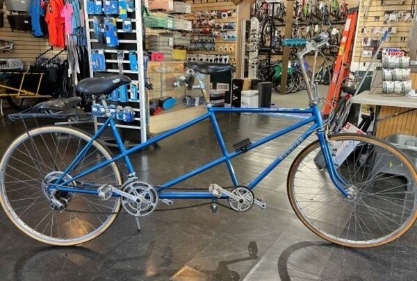 Used Bike Used Schwinn Twinn Sport Tandem Blue
