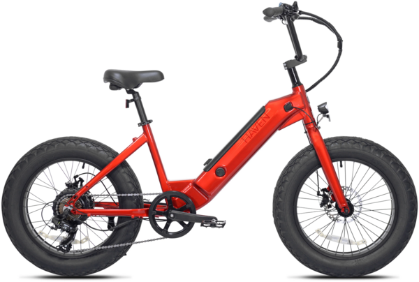 Haven 20" Haven Power Rush | Fat Tire E-Bike Color: Candy Apple Red