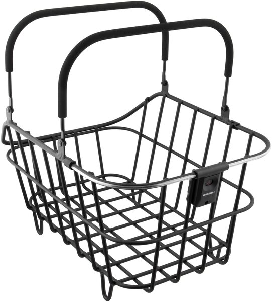 Basil Cento Alu Basket Color: Black