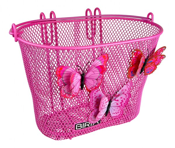Biria Children's Basket, Butterfly Color: Pink
