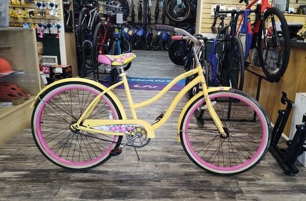Used Bike Used Huffy Cranbrook 1 Speed Ladies Yellow