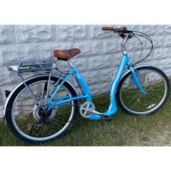 Used Bike Used Biria Electric Easy Boarding Aqua Blue