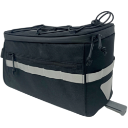 BiKASE Big Momma Bicycle Rack Bag - Compatible With MIK (Works Only With MIK Rack - Not Included)
