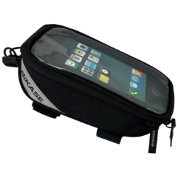 BiKASE EBike Phone Holder – Beetle Phone Bag For Large Diameter Bike Frames