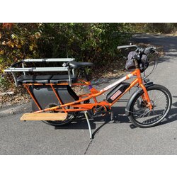 Used Bike Used Yuba Kombi Electric Family Bike Orange