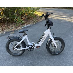 Used Bike Used Always Anywhere Folding EBike (White)