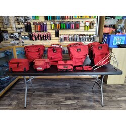 Used Bike Used Cannondale Panniers and Handle Bar Bags 2 Set Bundle (Red)