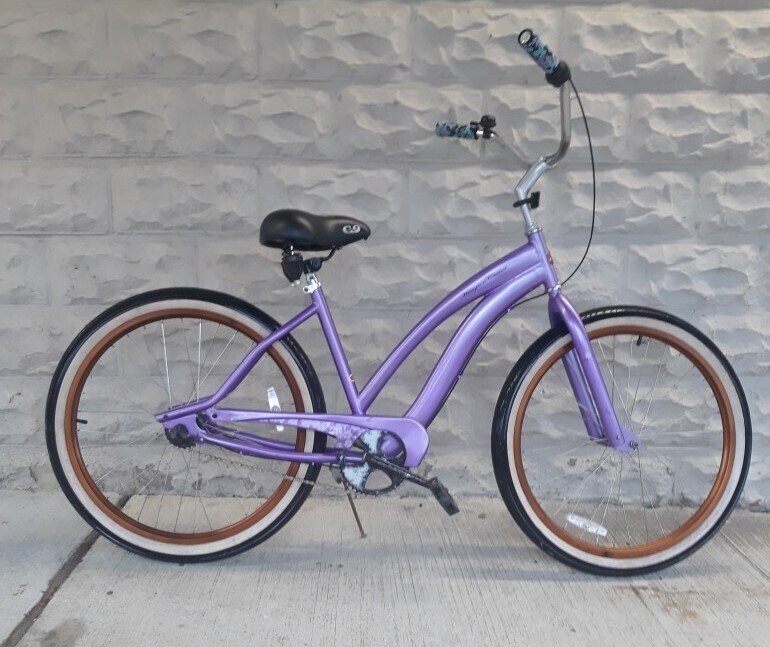 Used Bike Used Hampton Cruiser Ladies Purple 26in 3 speed