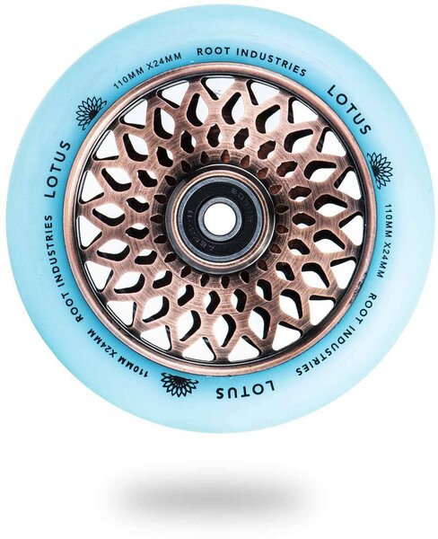 Root Industries Lotus Wheels 110mm x 24mm - Copper / Isotope