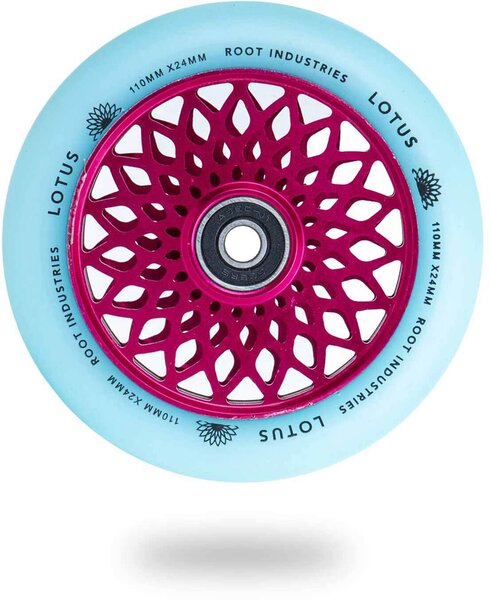 Root Industries Lotus Wheel 110mm x 24mm - Pink / Isotope