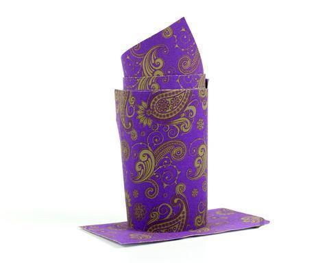 BarWraps Paisley - Purple / Gold