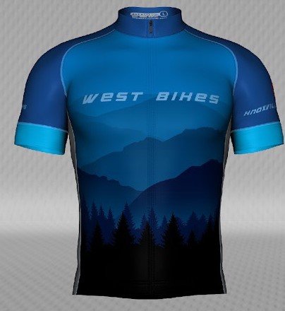 West Bikes West Bikes Shop Jersey - Club Fit