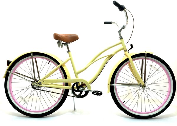 San Diego Bicycle Company Ladies Garnet 3 Speed – Vanilla Beach Cruiser