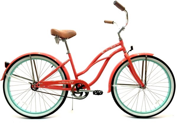 San Diego Bicycle Company Ladies Garnet 3 Speed – Coral Beach Cruiser
