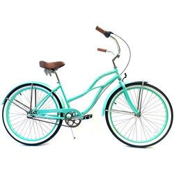San Diego Bicycle Company Ladies Garnet 3 Speed – Sea Glass Beach Cruiser
