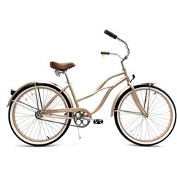 San Diego Bicycle Company Ladies Garnet – Rose Gold Beach Cruiser