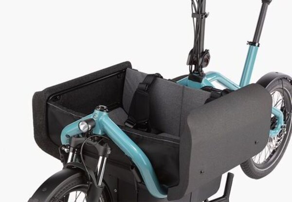Riese & Müller Carrie Option: Vario Aqua Intuvia 545wh childseat