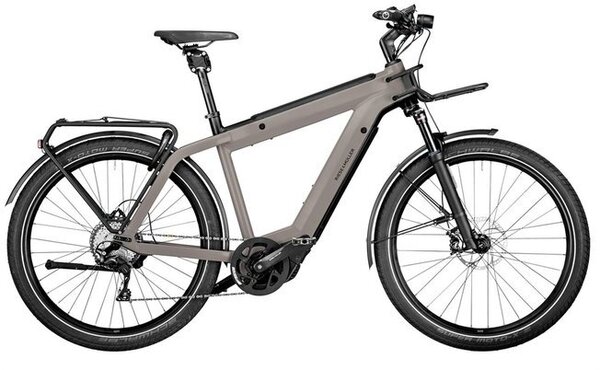 Riese & Müller Supercharger GT Touring HS Option: Touring HS 46cm Silver Intuvia Dual Battery