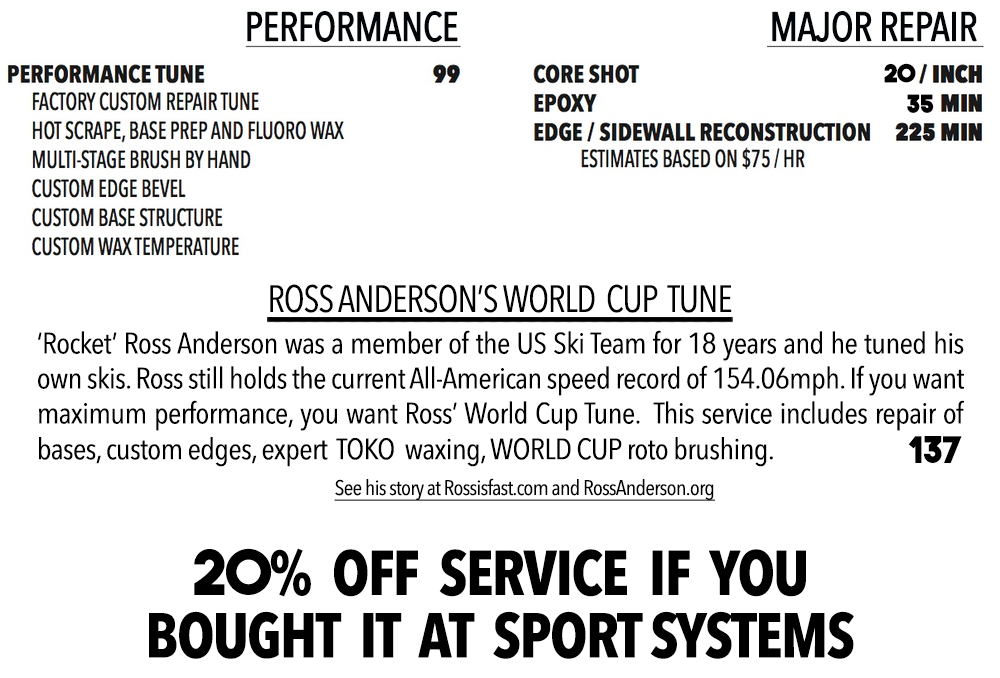 Ski Service Sport Systems Albuquerque, NM 5058379400