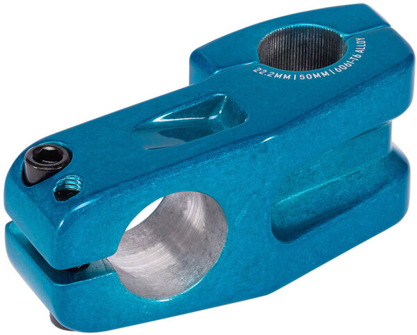 Stolen Salt Pro Top Load BMX Stem - 50mm, Blue - The Urban Cyclery