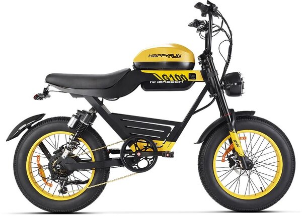 Happy Run G100 Electric Bike with 2000W Dual Battery Long Range (online purchase only)