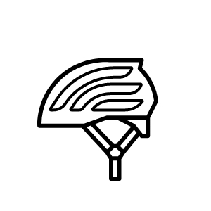 bike helmet icon
