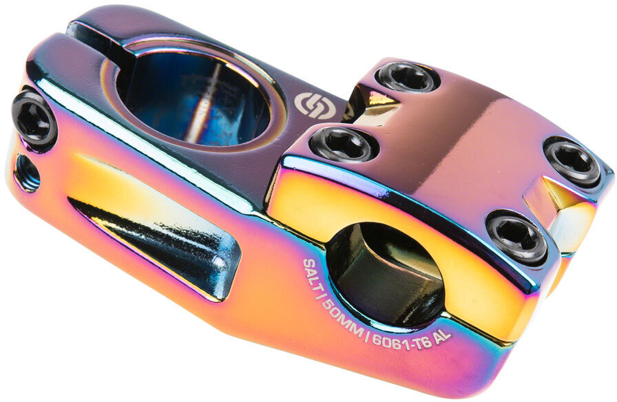 Stolen Salt Pro Top Load BMX Stem - 50mm, Blue - The Urban Cyclery
