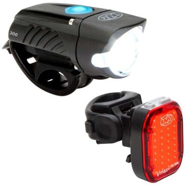 NiteRider Swift 300 and Vmax+ 150 Combo Front and Rear Light Set