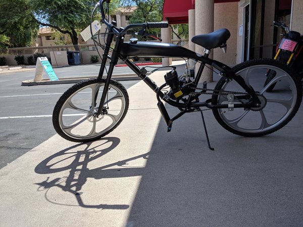 80cc pedal bike