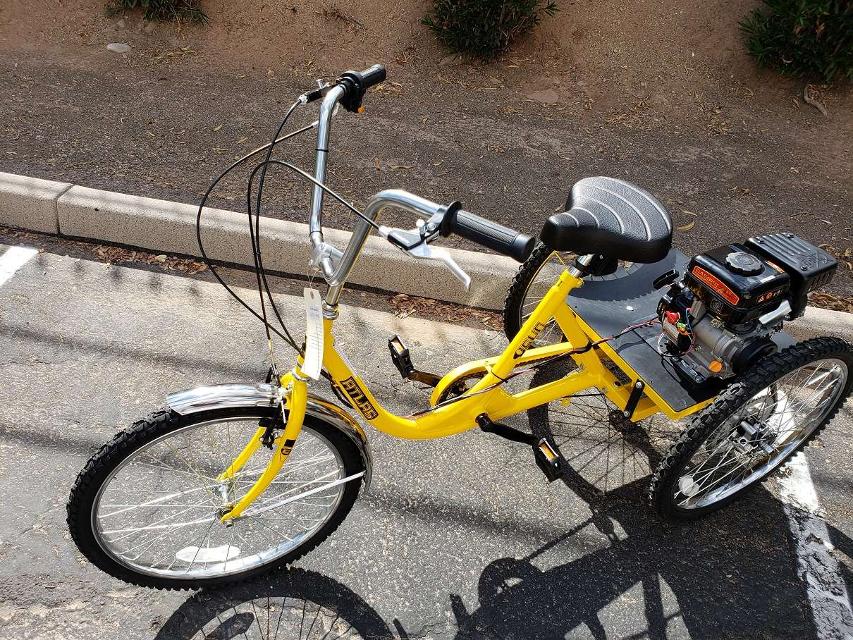 gas operated bicycles