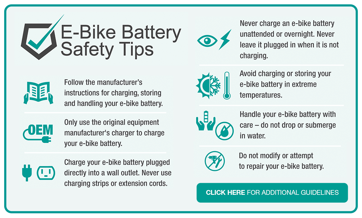 E-Bike Battery Safety Tips