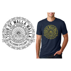 Allegro Cyclery Tour of Walla Walla Commemorative T-Shirt
