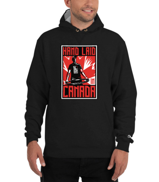 We Are One Hand Laid in Canada Hoodie