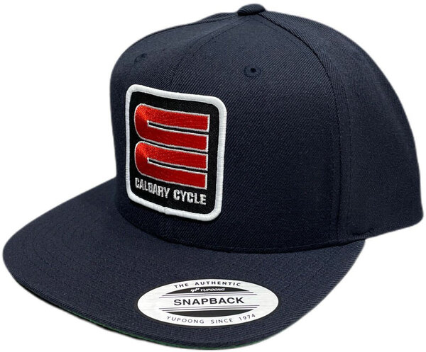 Calgary Cycle CC Classic Snap-Back Hat Color: Dark Navy